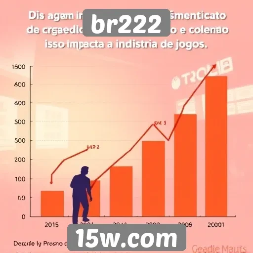 Estatísticas de crescimento do público no br222